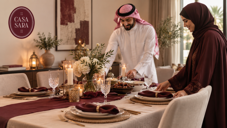تنسيق طاولة الطعام​